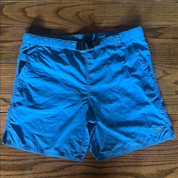 The North Face Blue Belted Swim Shorts Size M - Picture 2 of 11